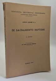 De Sacramento Baptismi