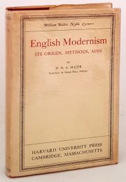 English Modernism, Its Origin Methods Aims