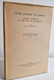 From Joseph to Joshua : Biblical Traditions in the Light of Archaeology