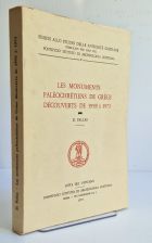 Les Monuments Paleochretiens de Grece Decouverts de 1959 a 1973