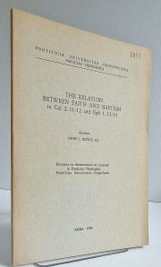 The Relation Between Faith and Baptism in Col 2, 11 - 12 and Eph 1, 13 - 14